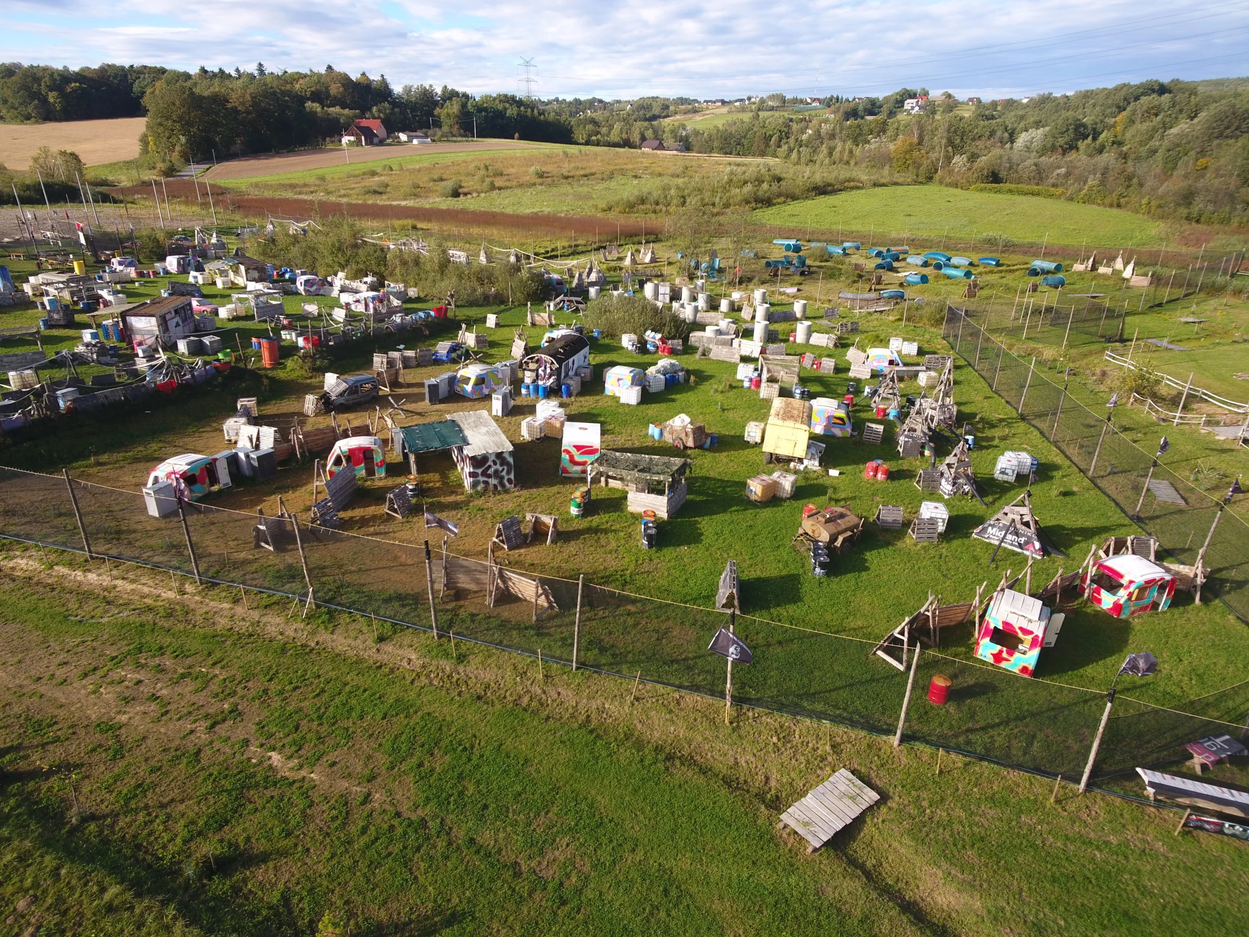 Imprezy firmowe i integracyjne - paintball