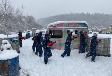 Półkolonie i ferie zimowe z paintballem