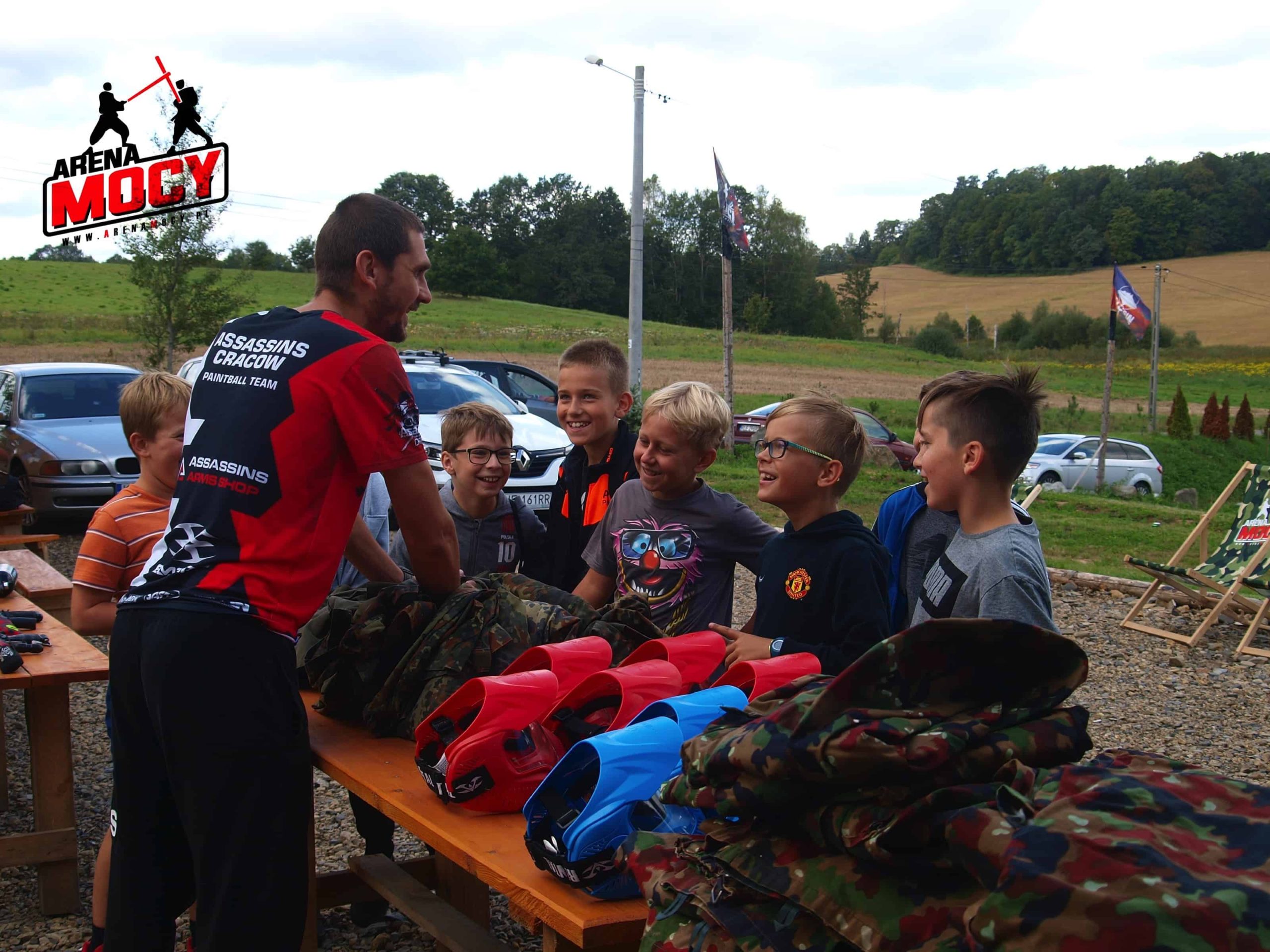 Paintball dla dzieci w Arenie Mocy